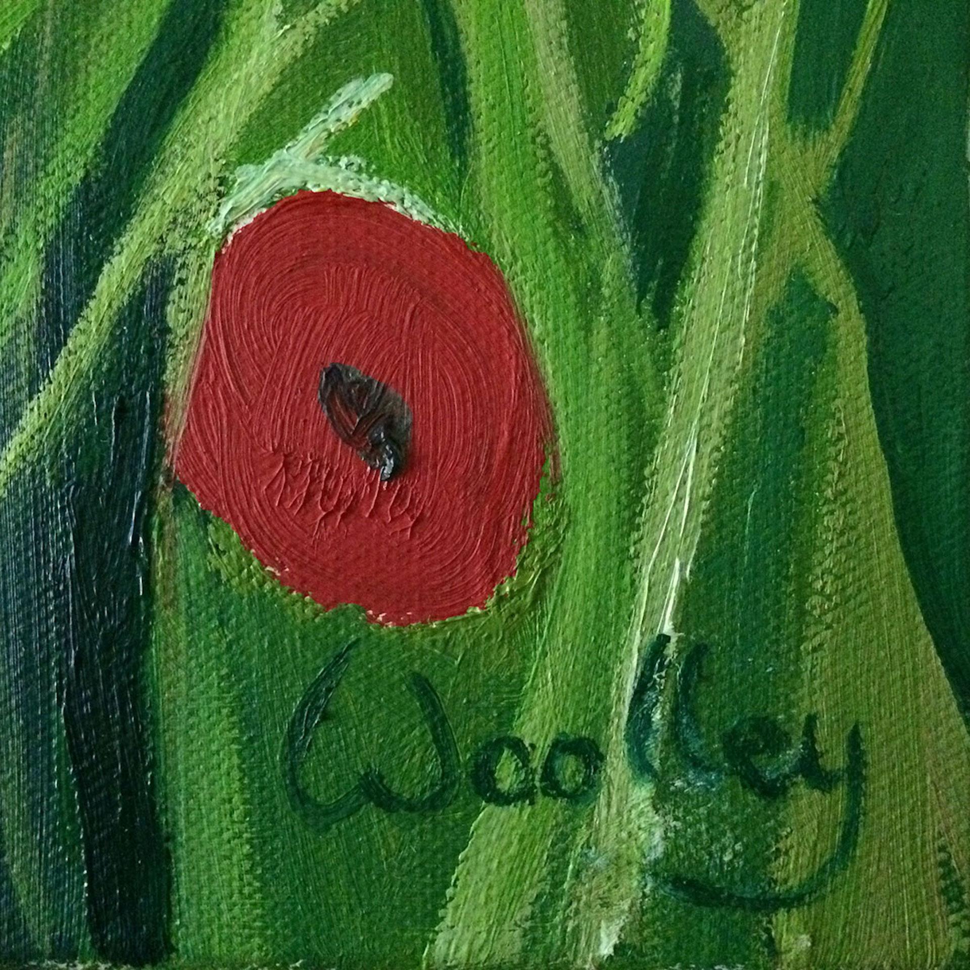Eleanor Woolley, Poppies Near Naunton 2, Original Painting, Landscape Art For Sale 4