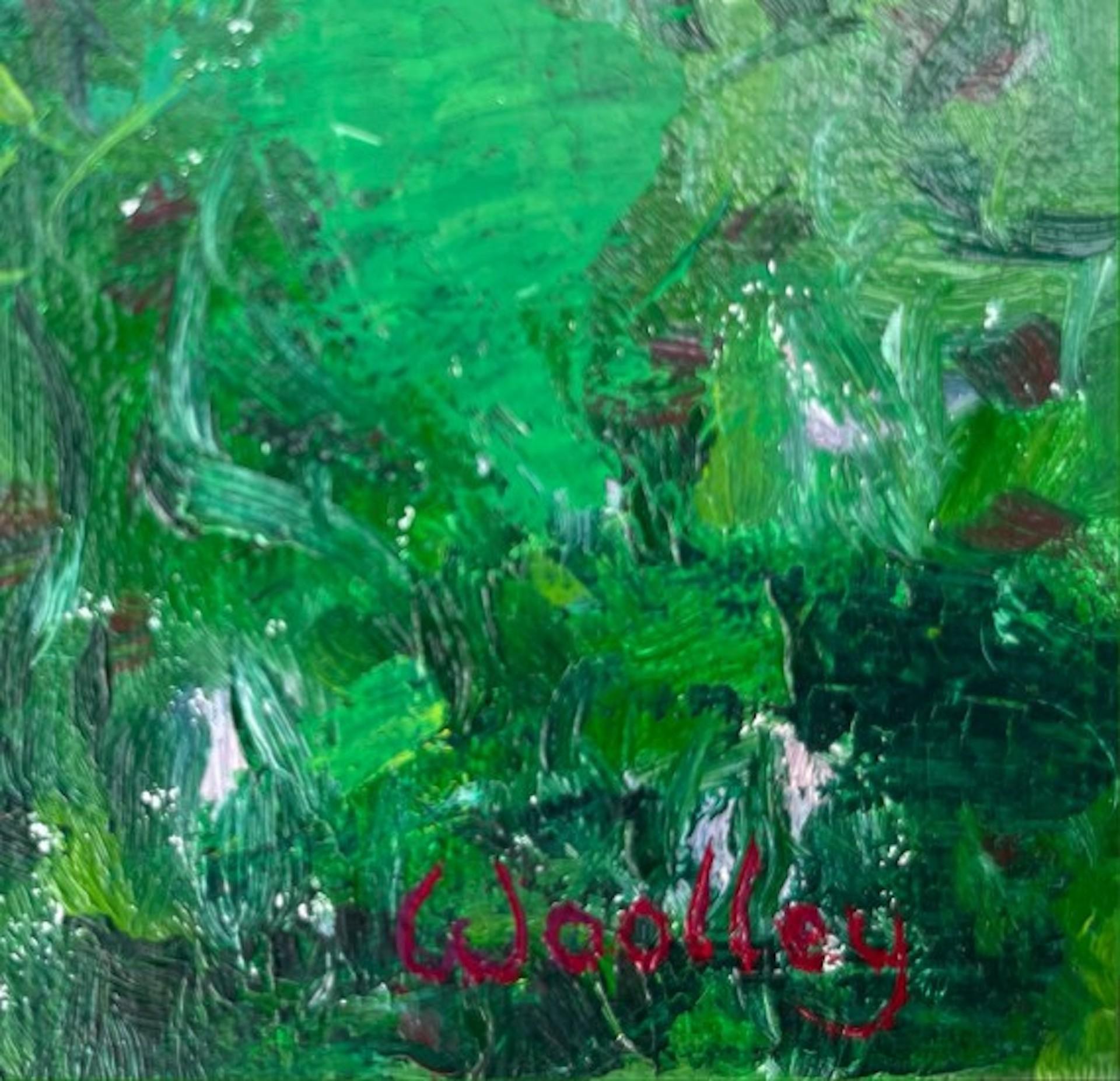 Eleanor Woolley, Reflejos de May Hill, Pintura original de paisaje asequible en venta 5