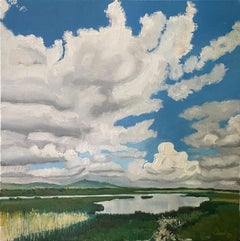 Eleanor Woolley, The Kingfisher Hide 3, Original Landscape Art, Affordable Art