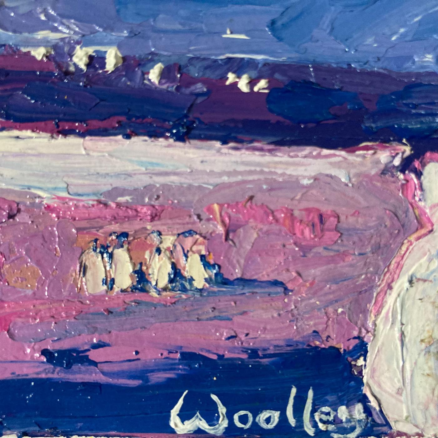 Eleanor Woolley, Regarder les feux d'artifice, Art impressionniste, Art d'hiver en vente 4