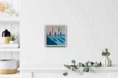 Eleanor Woolley, Winter Shadows 13, Original Landscape Painting, Affordable Art