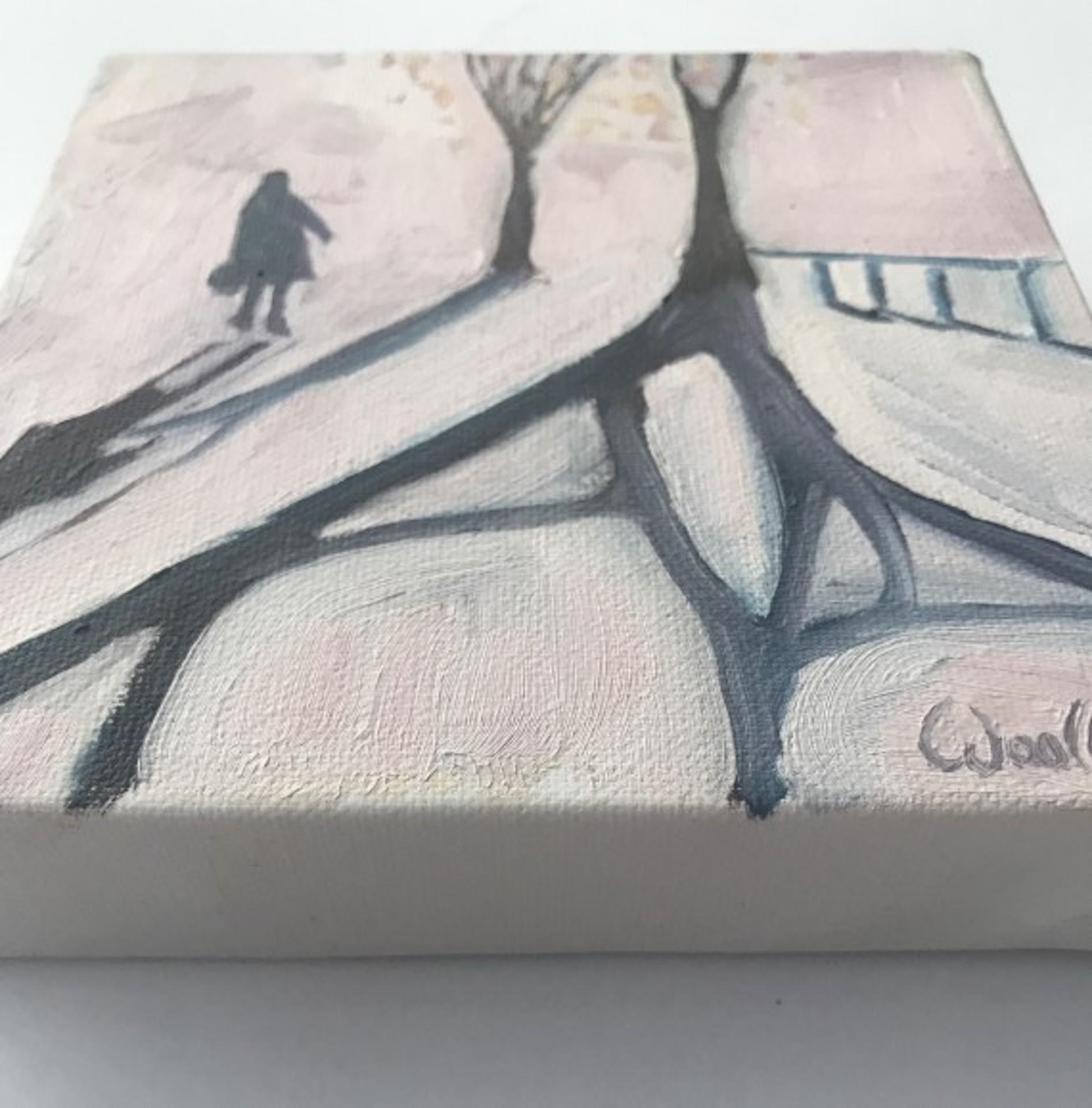 Eleanor Woolley, Ombres d'hiver 16, Art abordable, Art contemporain en vente 2