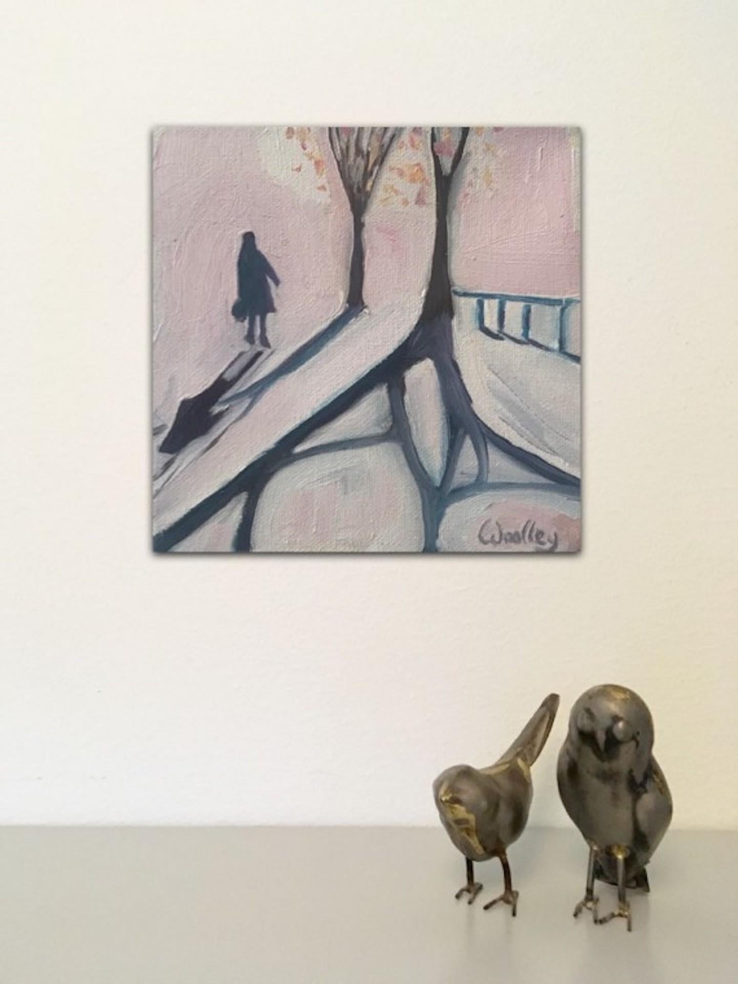 Eleanor Woolley, Ombres d'hiver 16, Art abordable, Art contemporain en vente 6