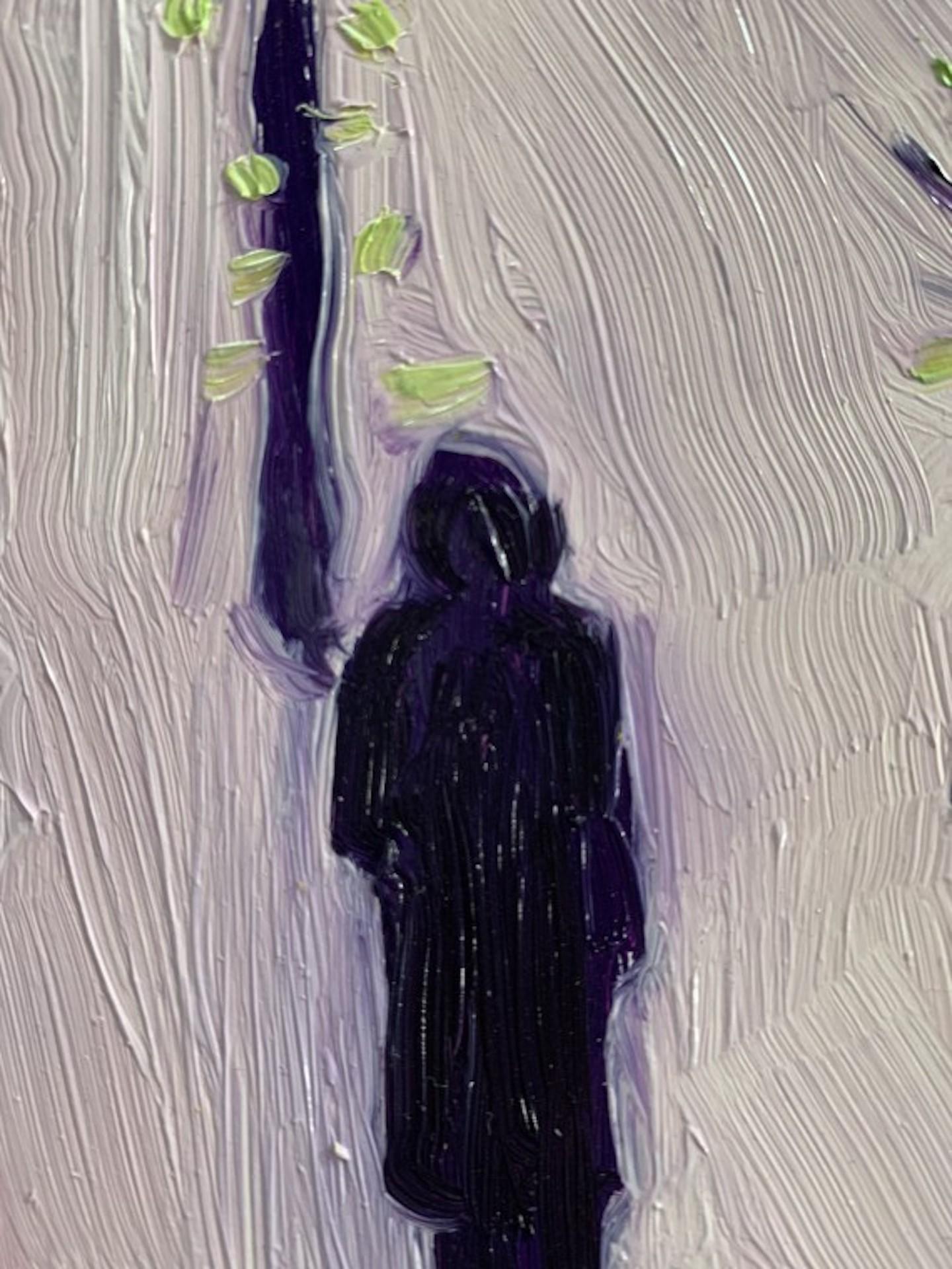 Eleanor Woolley, Sombras de invierno 22, Arte asequible, Pintura al óleo original en venta 2