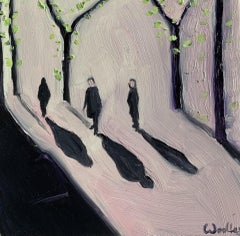 Eleanor Woolley, Winter Shadows 23, Original Impressionist Painting, Art Online 