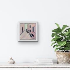 Winter Shadows 25, Impressionistische Stadtlandschaft, Kunst Online, von Eleanor Woolley