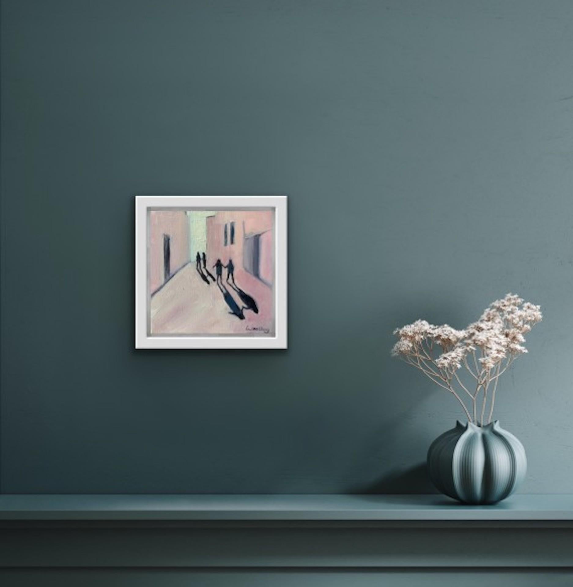 Eleanor Woolley, Sombras de invierno 25, Pintura impresionista de paisajes urbanos, Arte en línea en venta 2