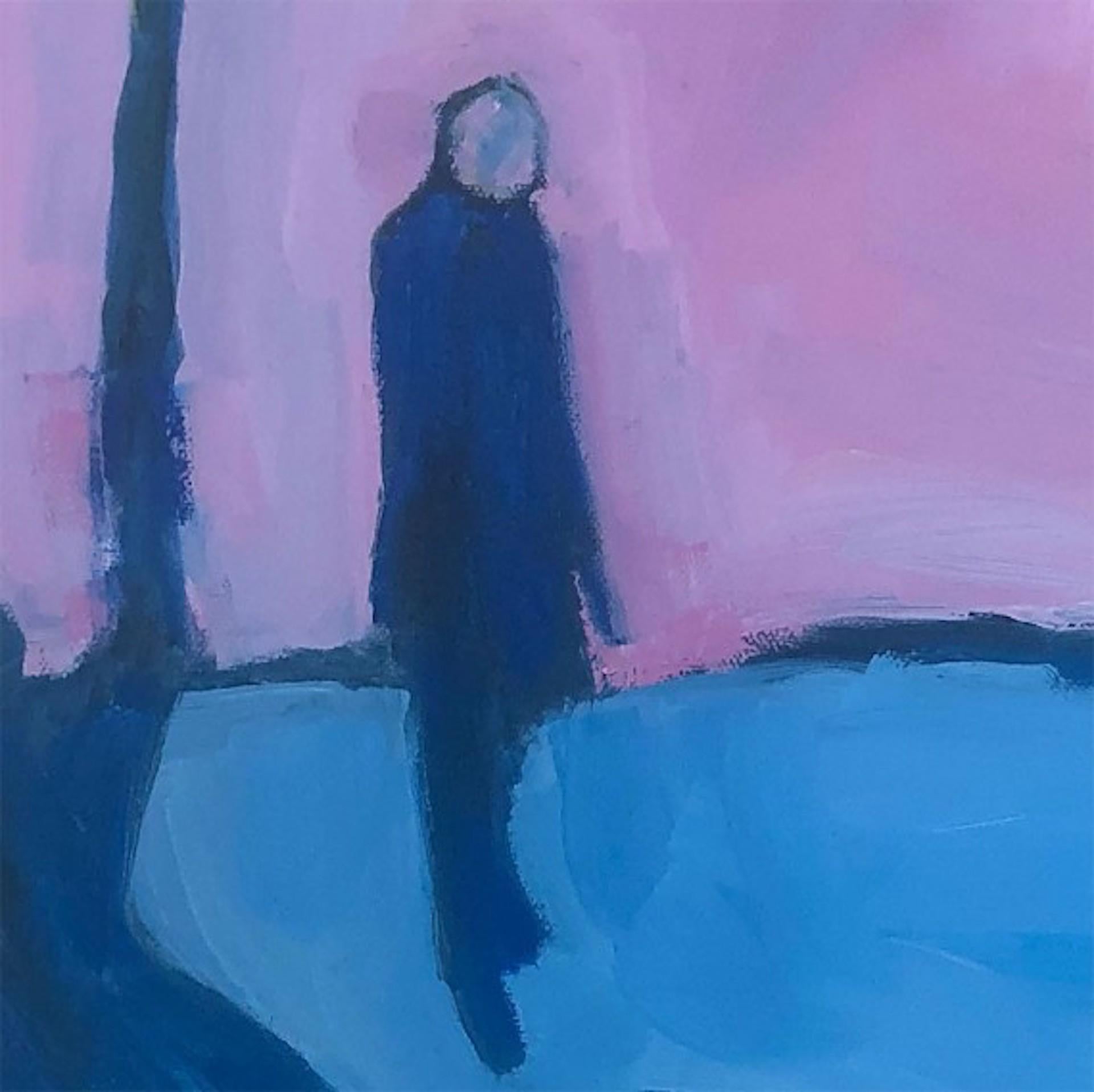 Eleanor Woolley, Winter Shadows 26, Original Impressionist Painting, Art Online For Sale 1