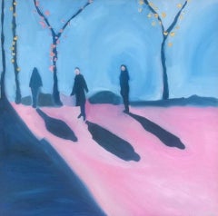 Eleanor Woolley, Winter Shadows 26, Original Impressionist Painting, Art Online