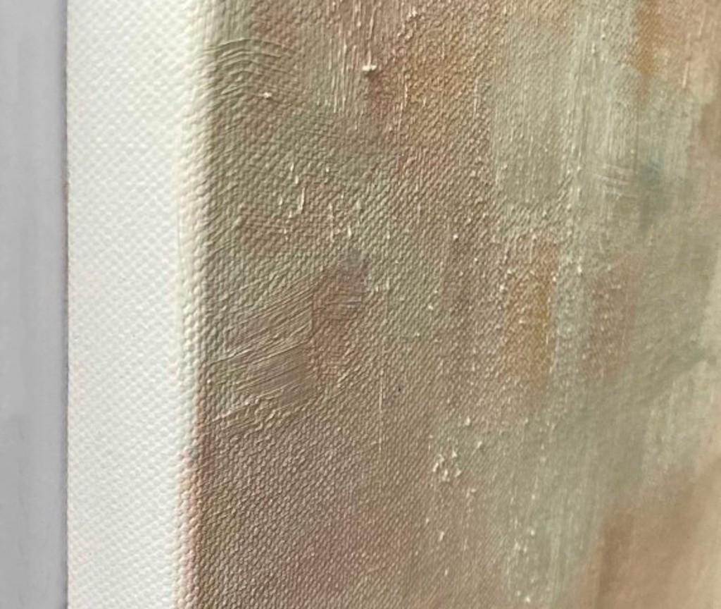 Cuatro sombras, Pintura original, Arte figurativo, Dama, Personas - Painting Contemporáneo de Eleanor Woolley