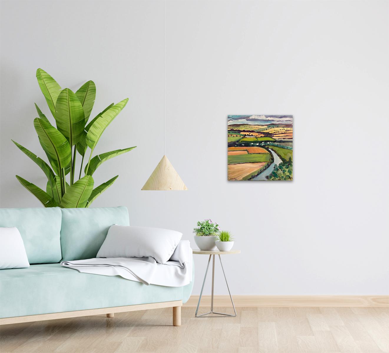 De Goodrich, Peinture originale, Paysage, Champ, Nature en vente 7