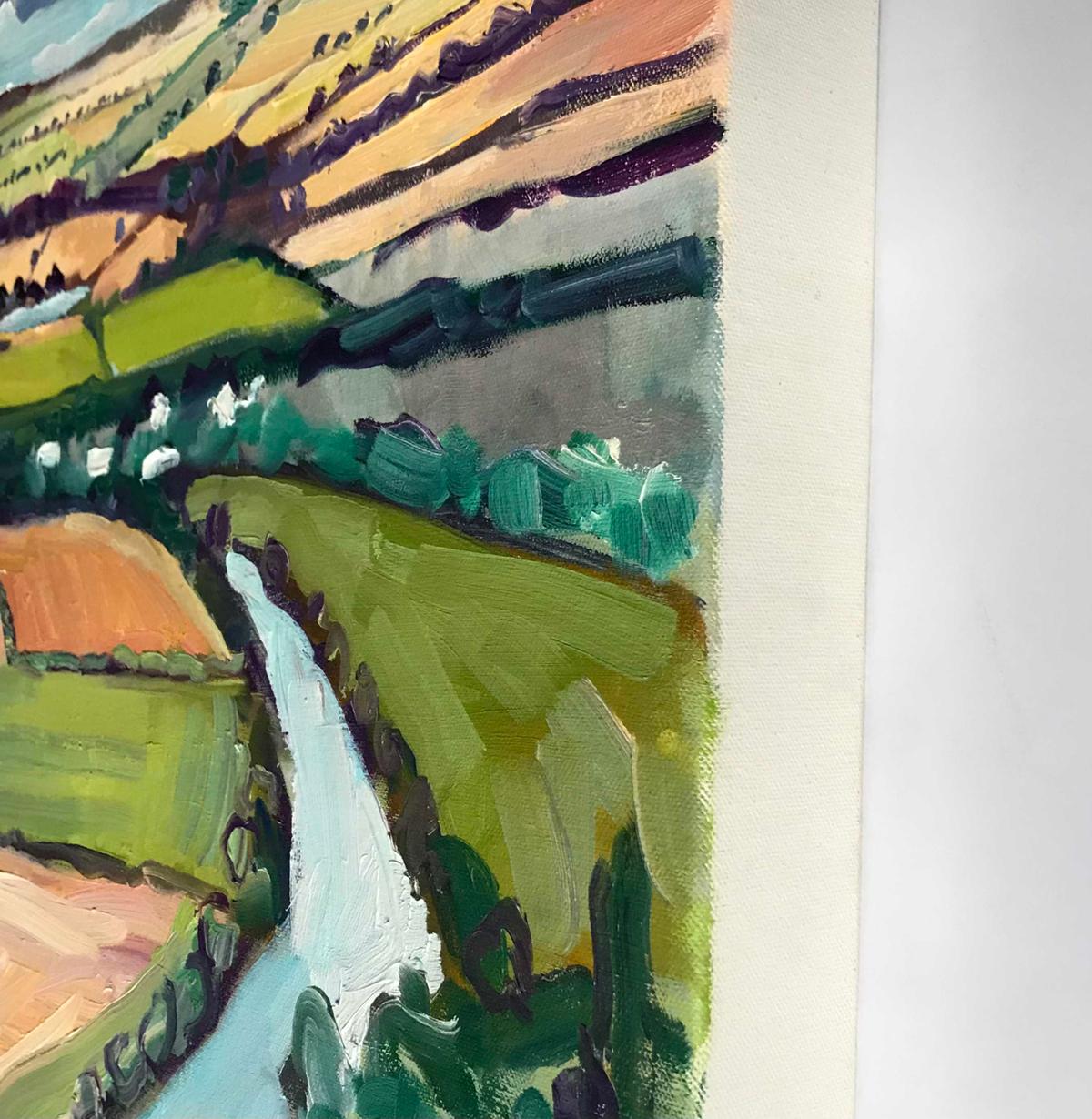 De Goodrich, Peinture originale, Paysage, Champ, Nature en vente 3