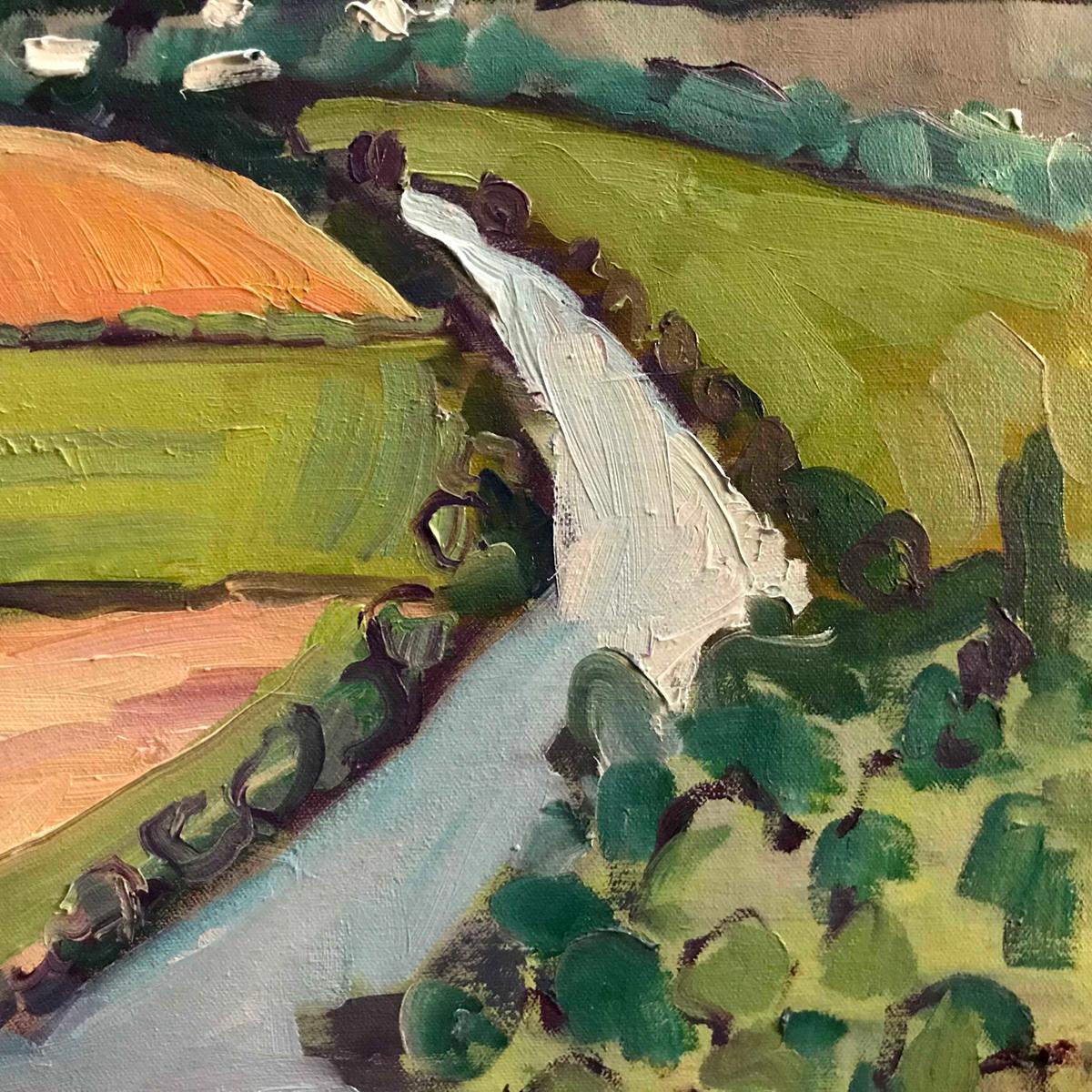 De Goodrich, Peinture originale, Paysage, Champ, Nature en vente 6