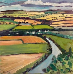 Da Goodrich, Pittura originale, Paesaggio, Campo, Nature