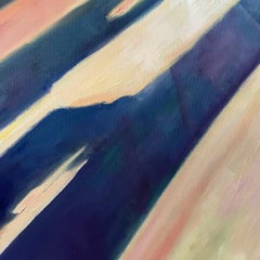 High Speed 1, peinture originale, paysage, personnes, personnage, ombre