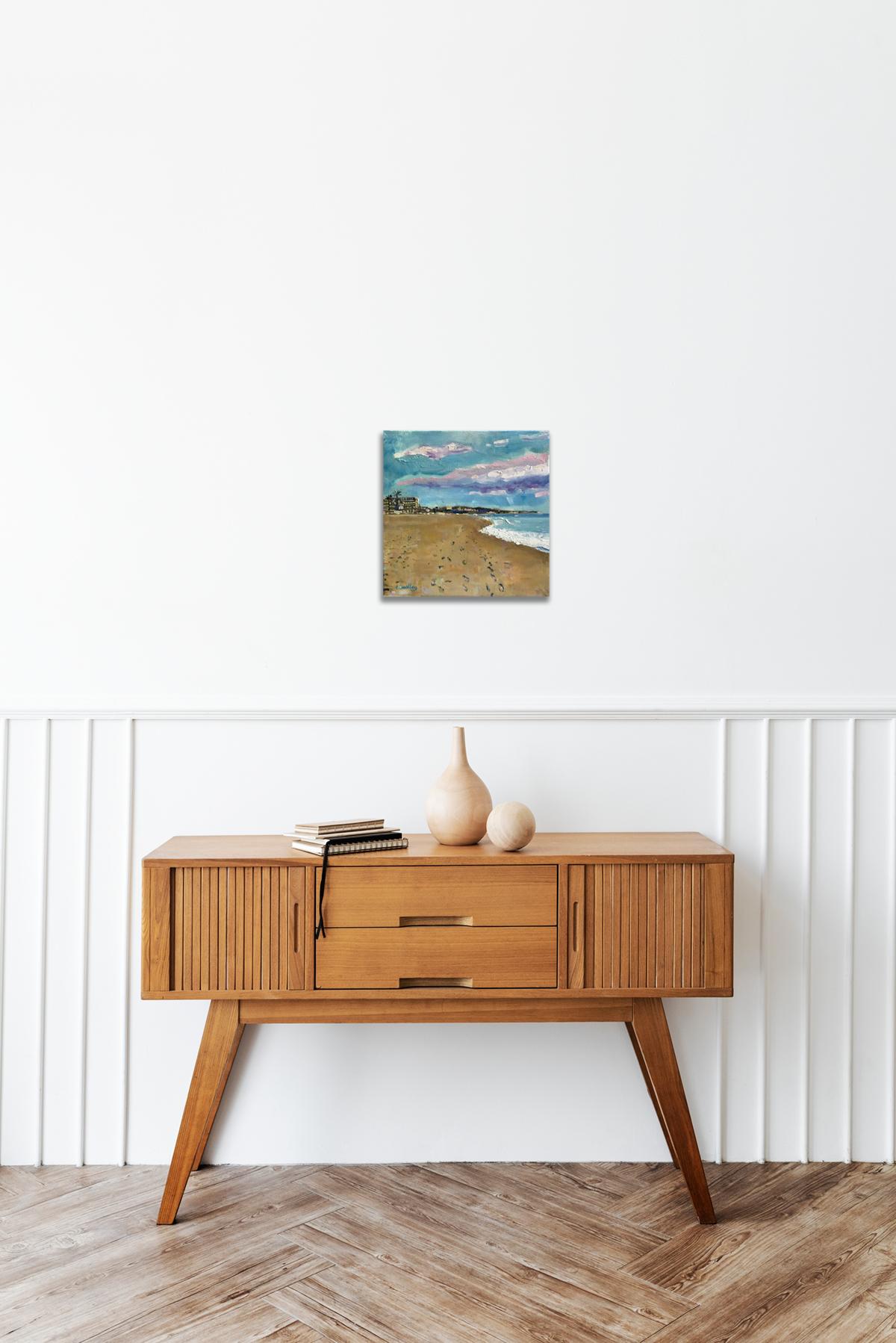 La Cala Beach, Spain, Original painting, Landscape, Seascape, Beach  For Sale 7