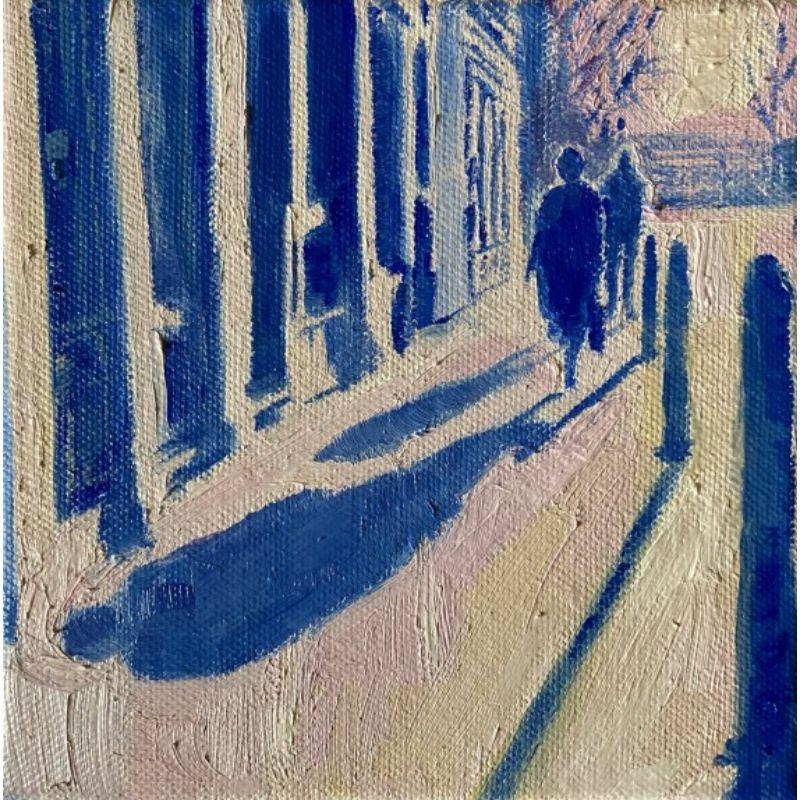 Long Winter Shadows [December 2022]

Long Winter Shadows is an Original Painting by Eleanor Woolley. Long Winter Shadows cast down on the Cheltenham pavements, it is December and the low winter sun creates wonderful contrasts of dark and light. Dark