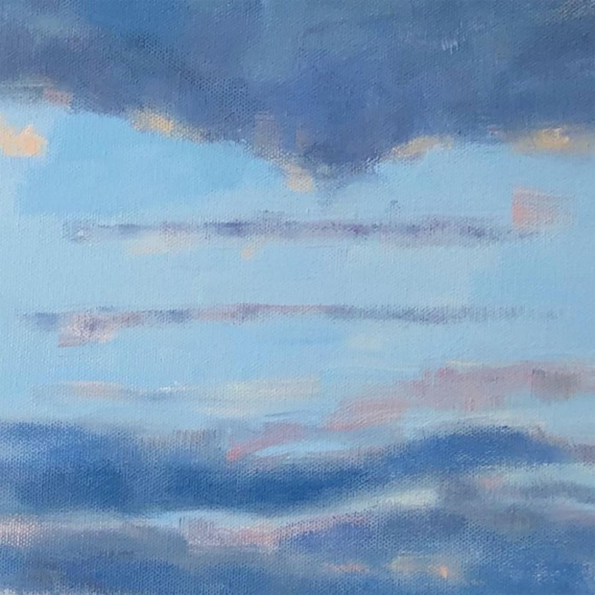 Malvern Sunset, Eleanor Woolley, Original Landscape Painting, Impressionist Art For Sale 1