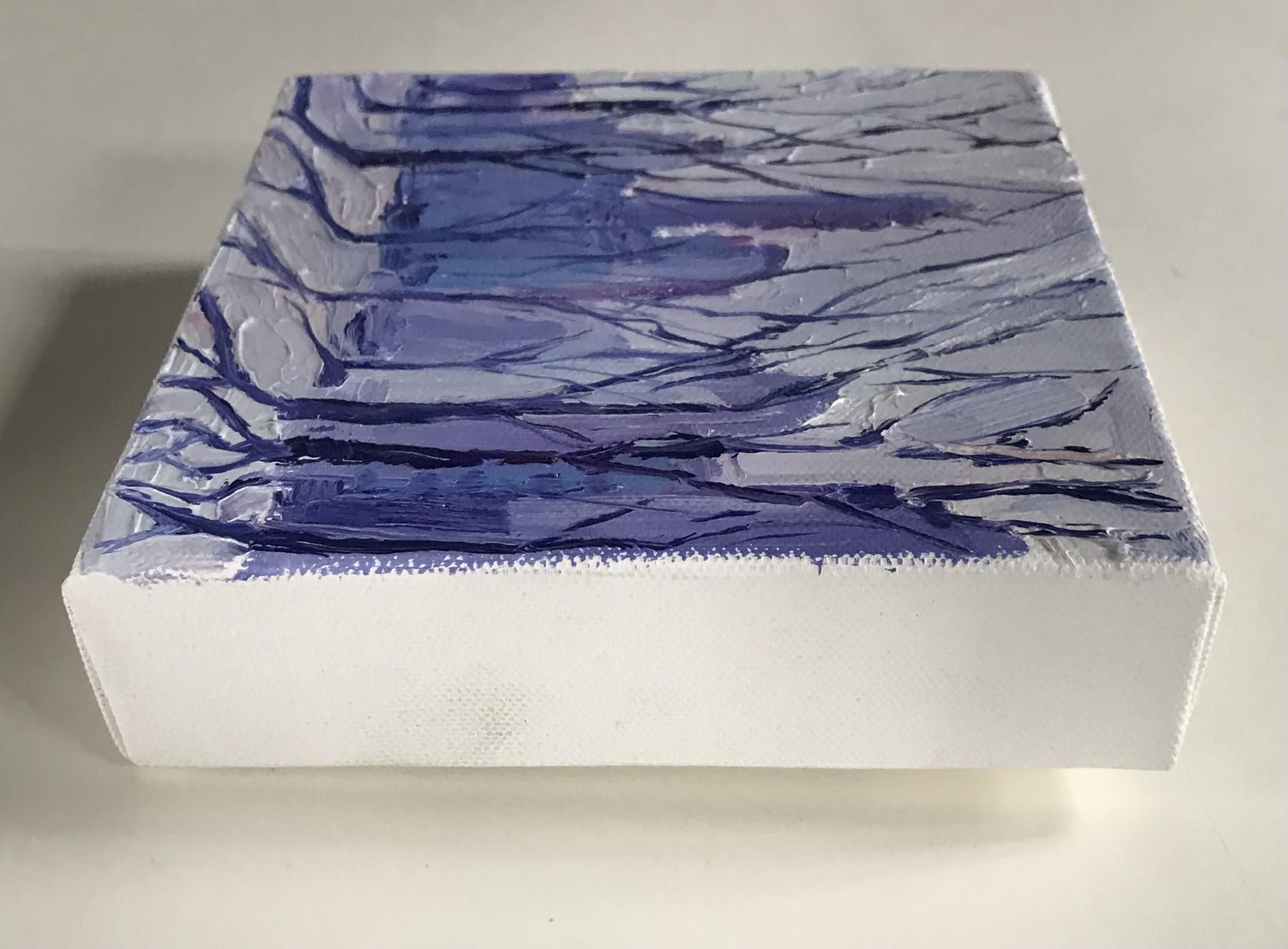 New York Shadows with Oil Paint on Canvas, Painting by Eleanor Woolley 3