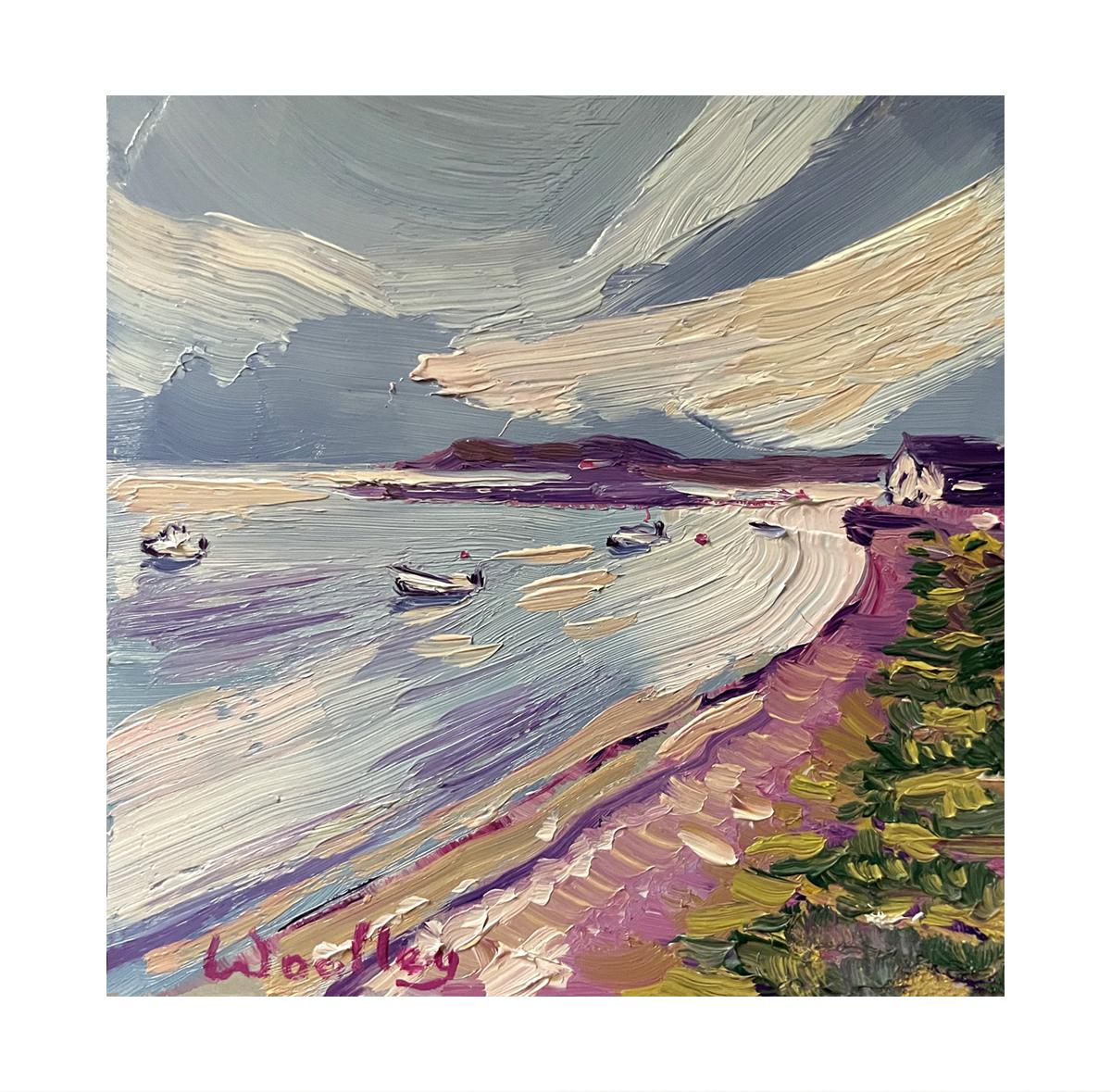 Newport Boats, Original painting, Landscape, Boats, Sea For Sale 2