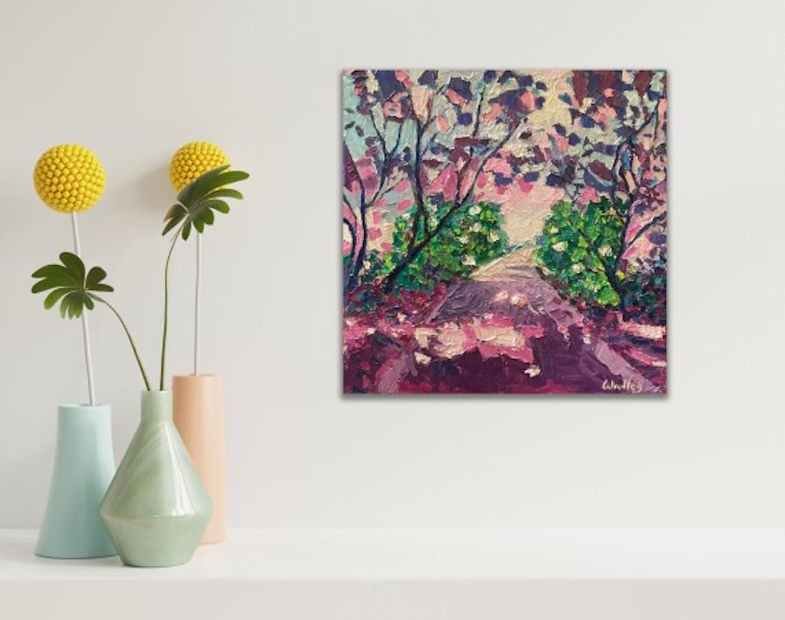 Sulla strada per Polzeath, Arte originale, arte paesaggistica, arte floreale, prezzi accessibili in vendita 2