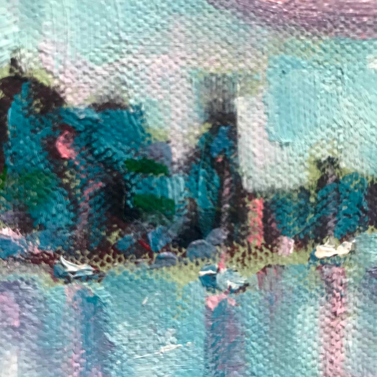 Pagayage, Lac Windermere, peinture originale, paysage, contemporaine en vente 1