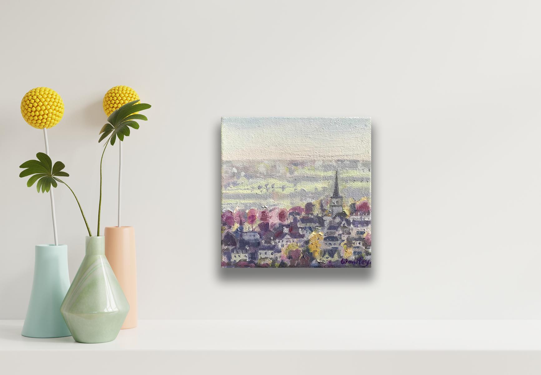 Painswick, Original painting, Landscape, Nature, Cityscape For Sale 3