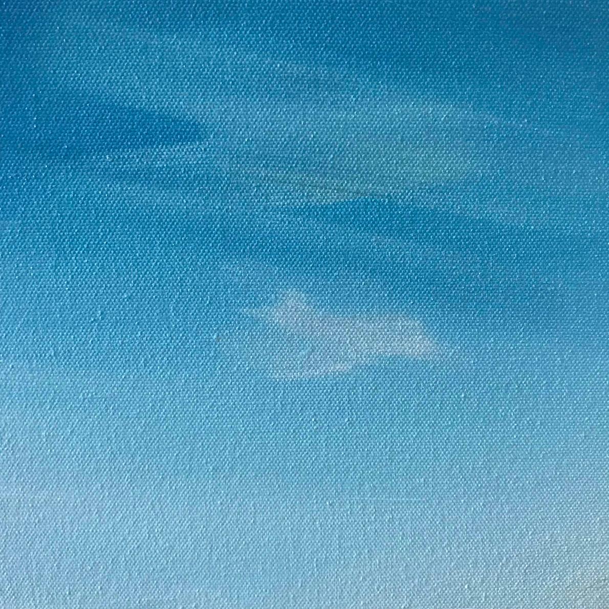 Playa de Polzeath, Cornualles, Pintura original, Óleo sobre lienzo, Arte costero, Playa en venta 9