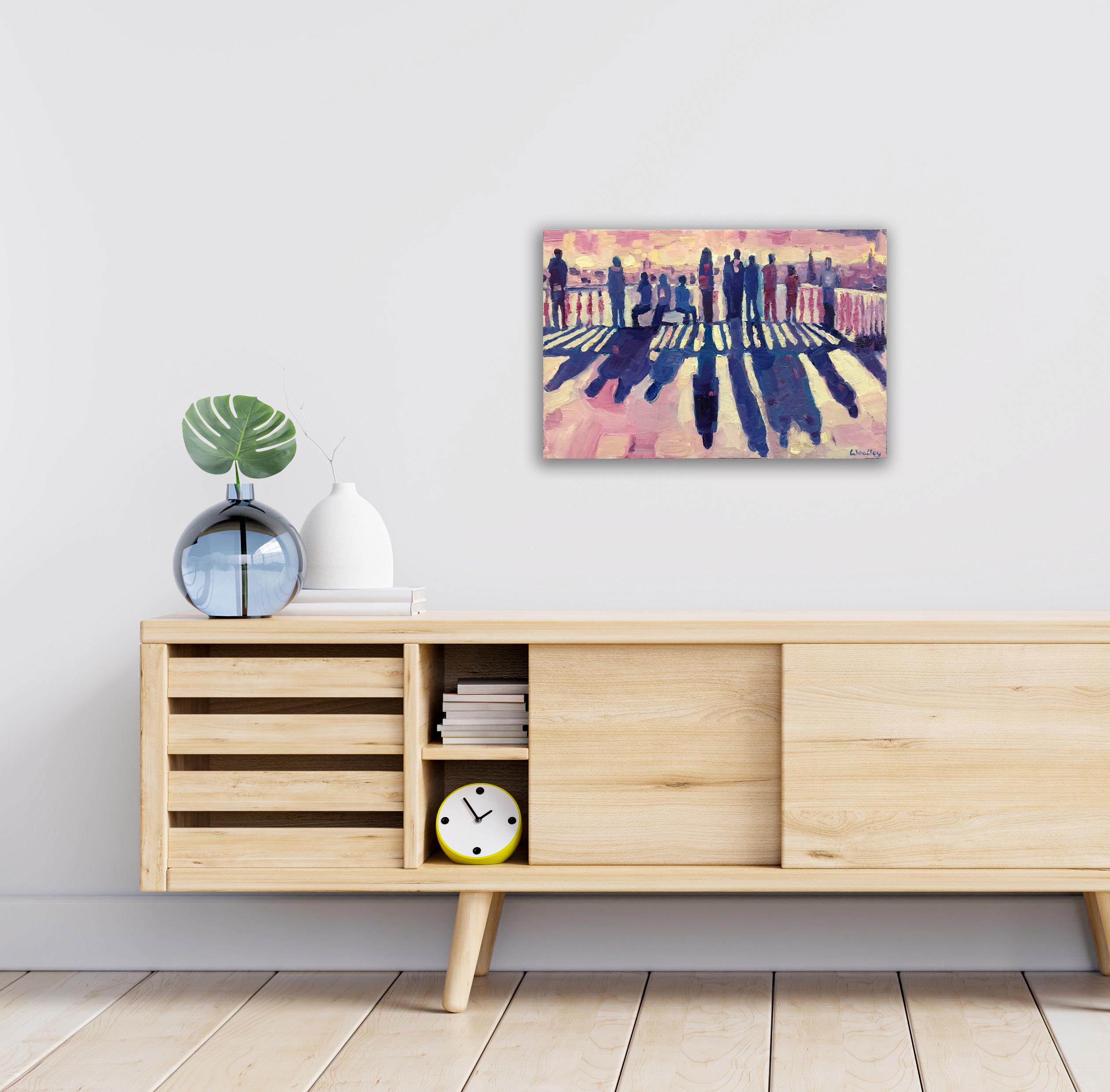 Mirador de San Martino Nápoles, Expresionista, Pintura sobre madera, Paisaje en venta 5