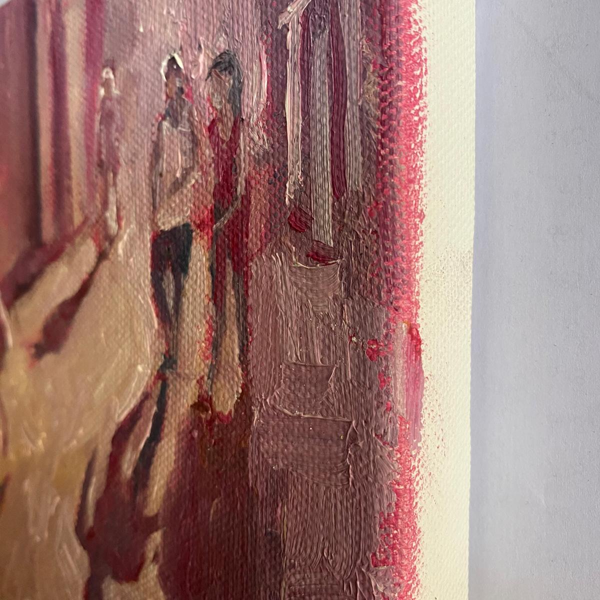 Spanish Shadows - Original, Contemporáneo, Paisaje urbano - Painting Expresionista de Eleanor Woolley