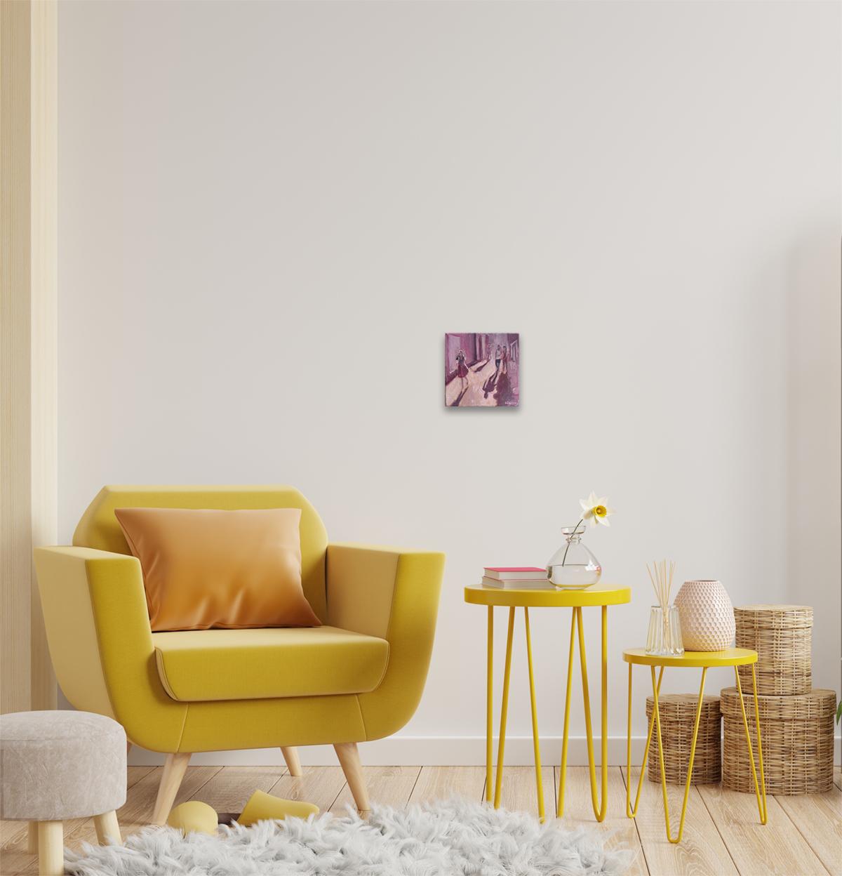 Spanish Shadows - Original, Contemporáneo, Paisaje urbano en venta 3