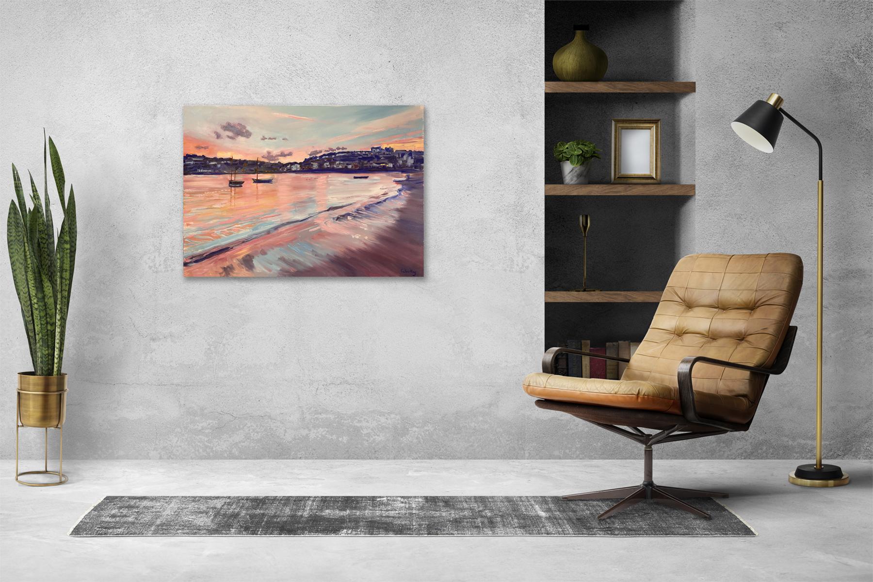 St Ives Harbour, Original, Landscape, contemporary For Sale 2