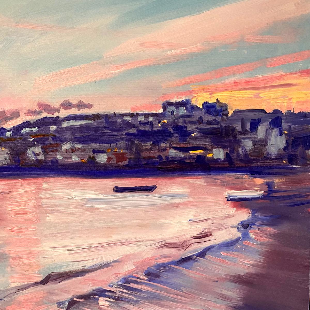 St Ives Harbour, Original, Landscape, contemporary For Sale 4
