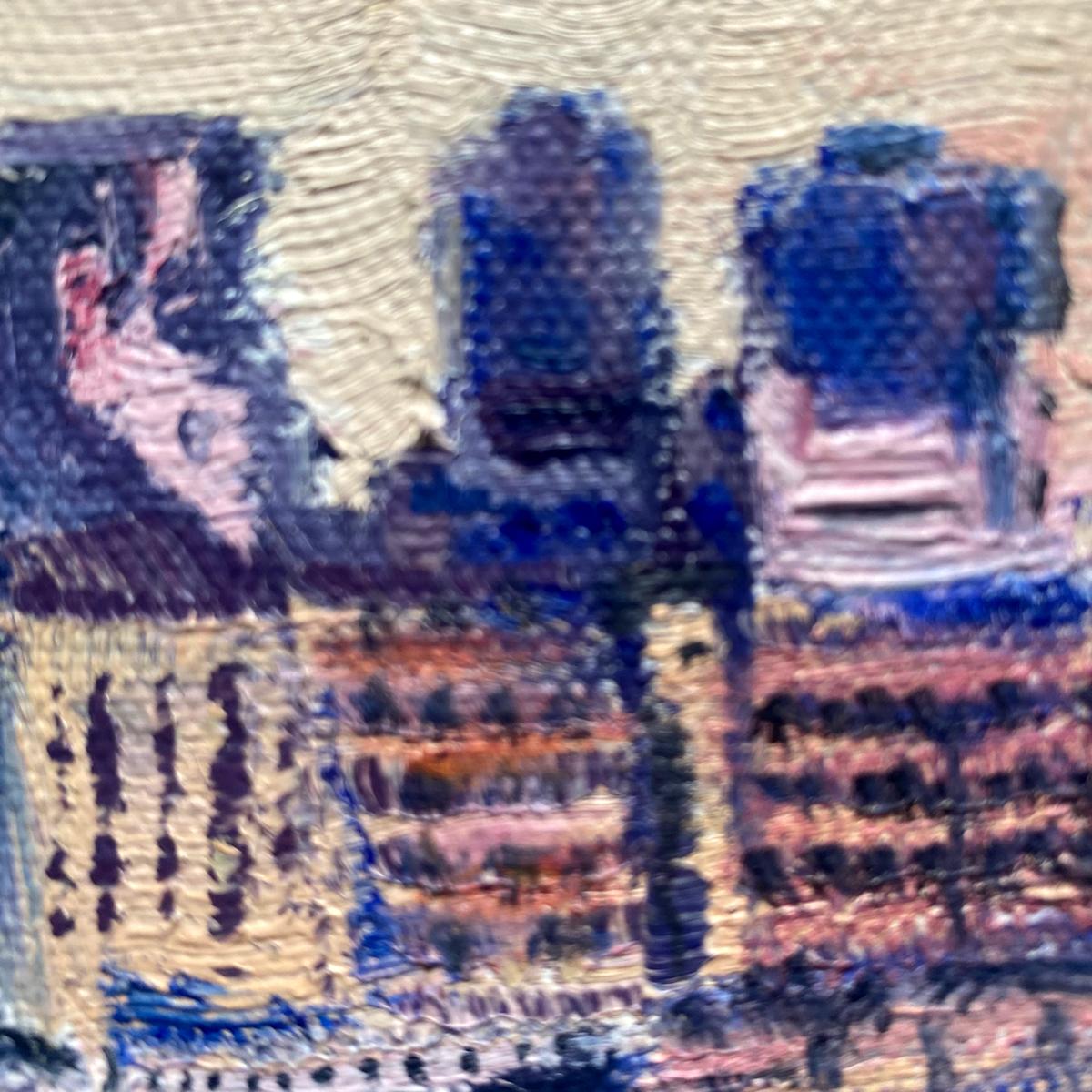 St Pauls, Original, paysage urbain, contemporain, peinture à l'huile, Londres en vente 6