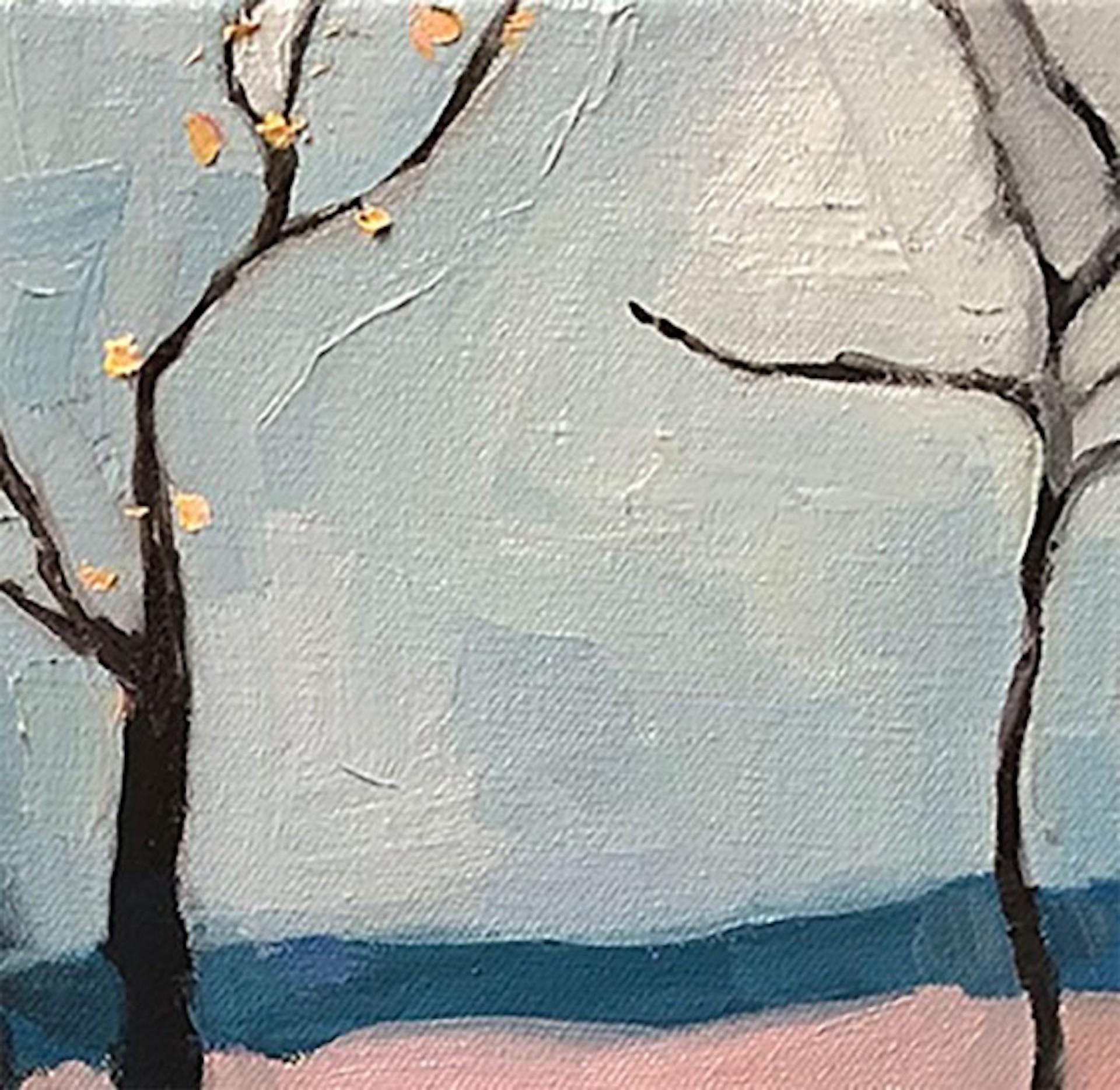 Quadrittico di ombre di strada, Eleanor Woolley, Dipinti ad olio originali, Arte accessibile in vendita 10