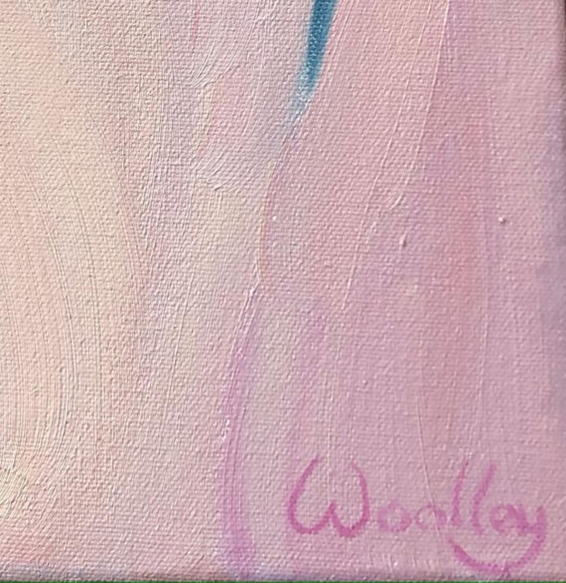 Quadtyque des ombres de rue, Eleanor Woolley, peintures à l'huile originales, Art abordable en vente 7