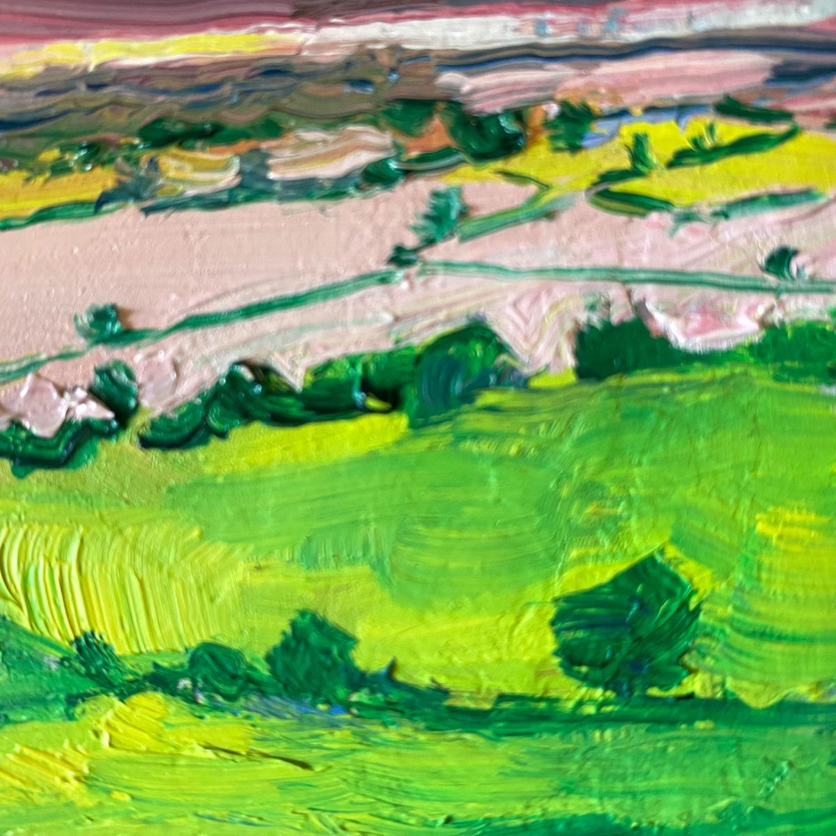 El valle del Severn, Original, Paisaje, Expresionista en venta 4