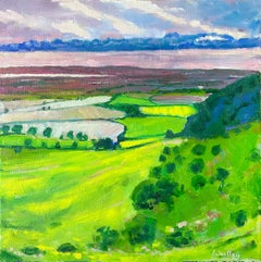 Vista dal bordo della Severn Vale