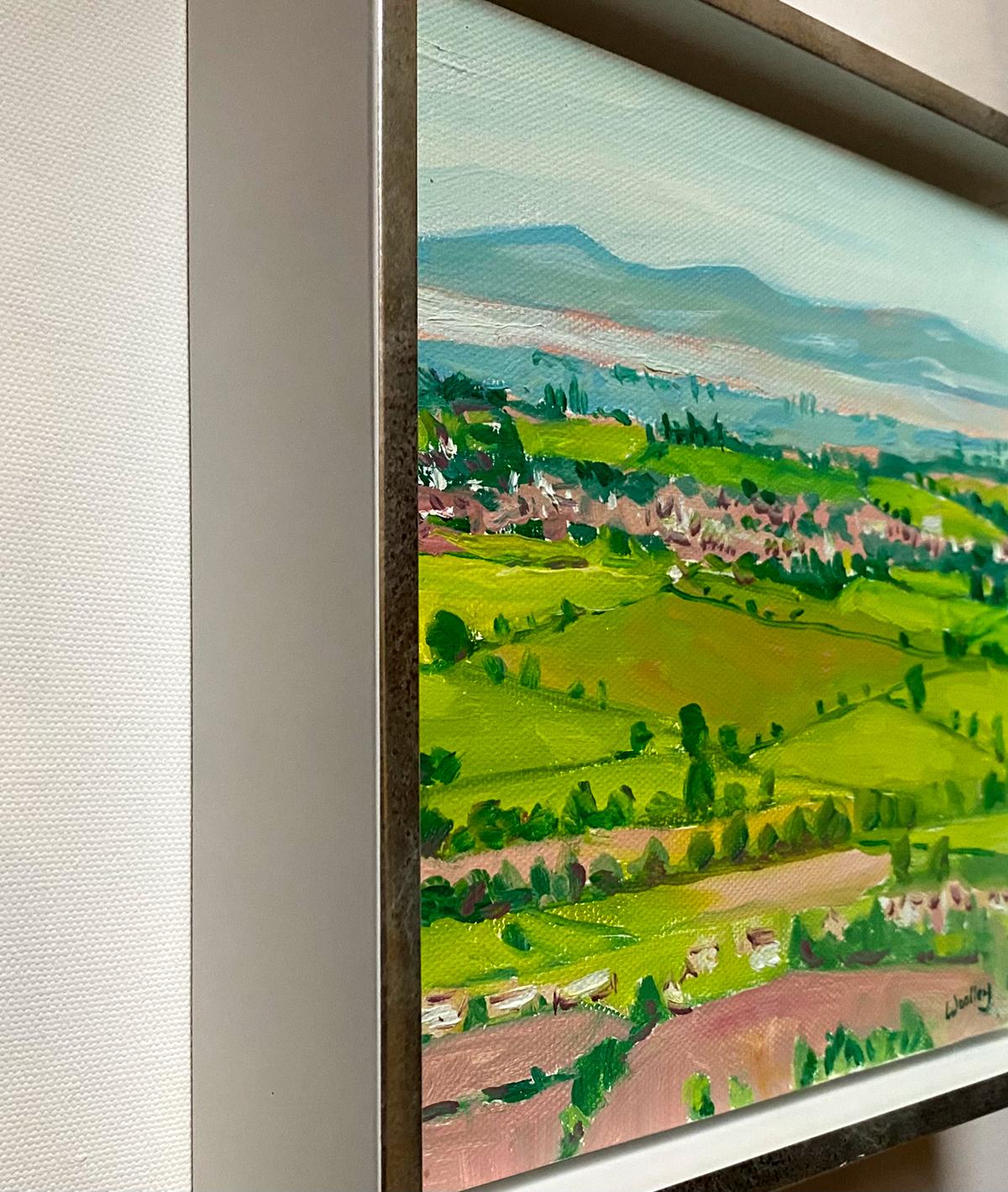 Vistas desde Sidra con Rosie 1, Original, Paisaje - Painting Expresionista de Eleanor Woolley