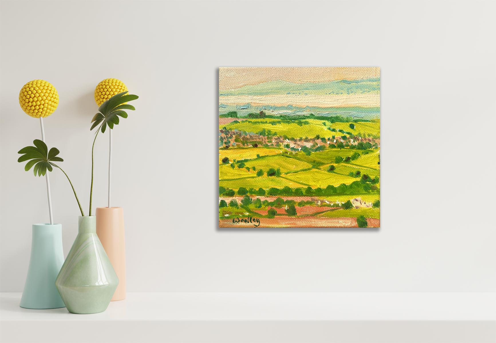 Ansichten von Cider with Rosie 2, Original, Landschaft im Angebot 5