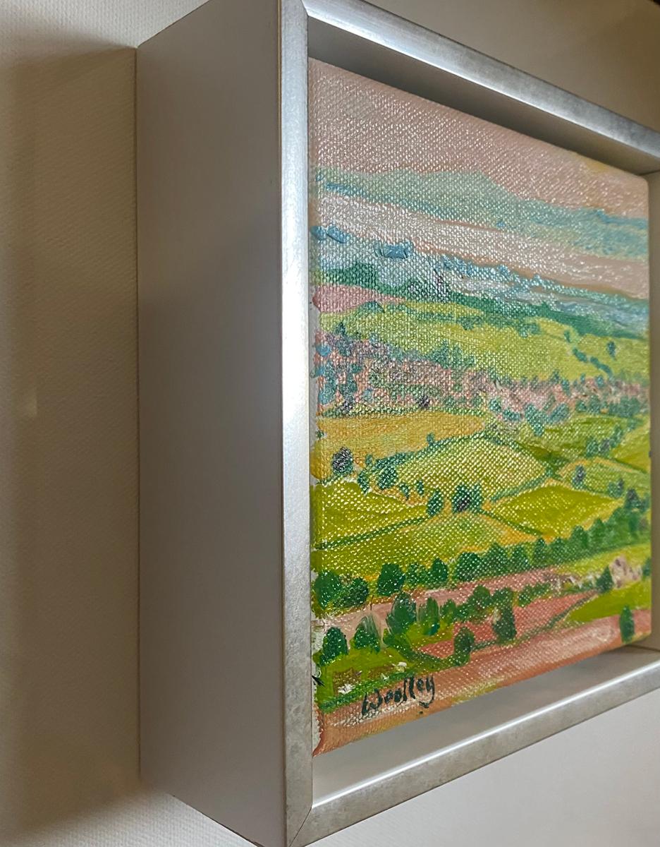 Ansichten von Cider with Rosie 2, Original, Landschaft im Angebot 4