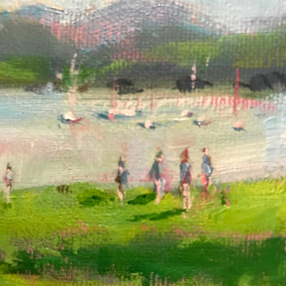 Windermere Shadows, peinture originale, contemporaine, paysage en vente 7