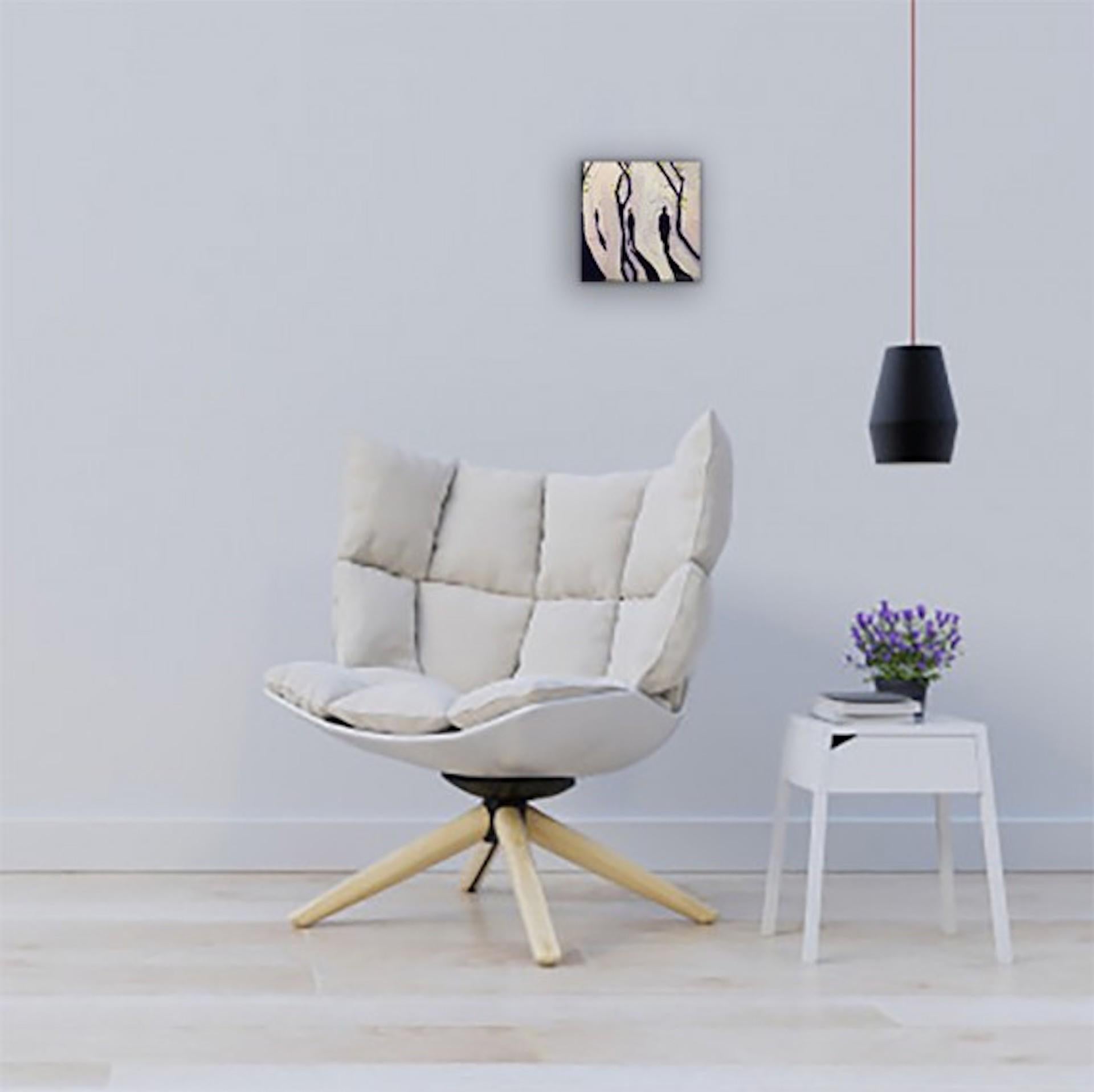Ombre d'inverno 31, Eleanor Woolley, Pittura notturna originale, Arte accessibile in vendita 6