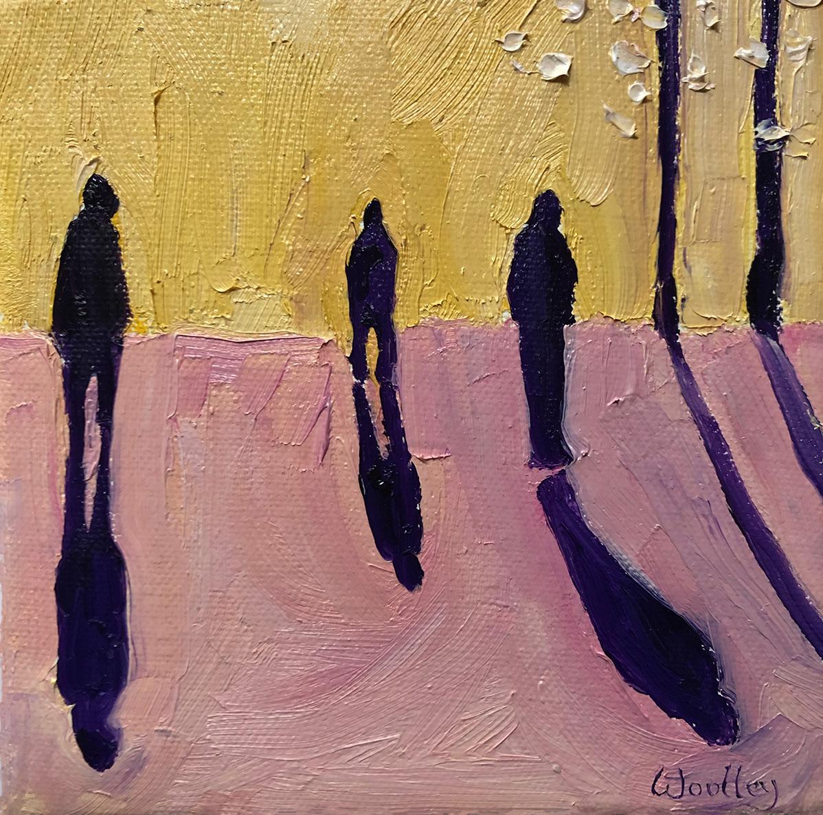 Figurative Painting di Eleanor Woolley - A. Winter Shadows 34