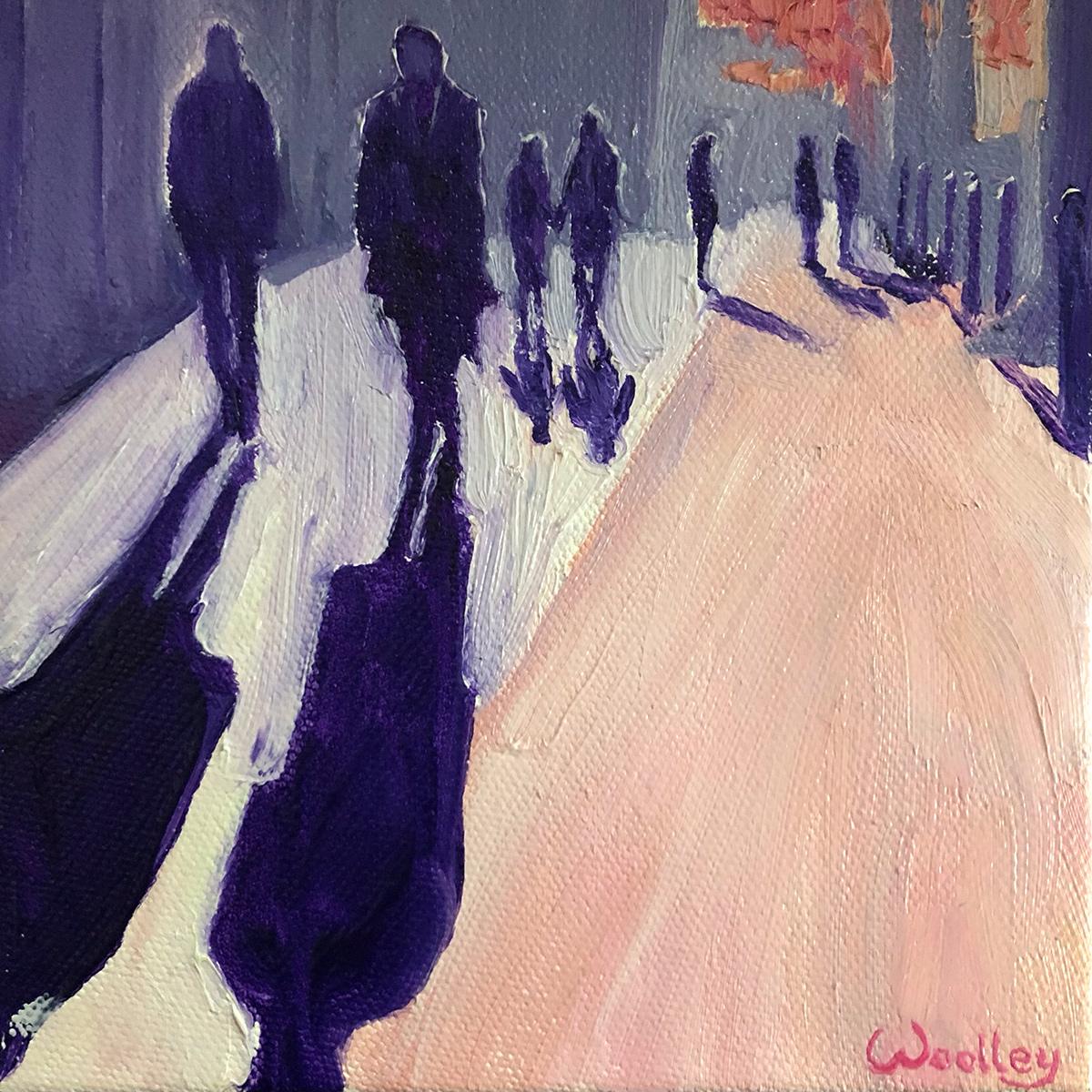 Eleanor Woolley Figurative Painting - Winter Shadows 40