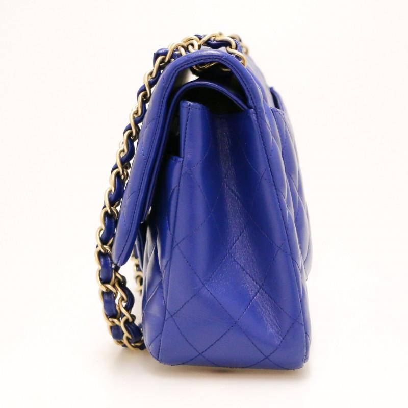 Women's or Men's Electric Blue Chanel Jumbo For Sale