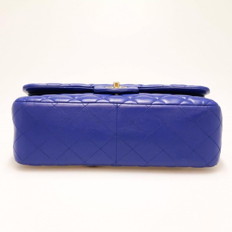 Electric Blue Chanel Jumbo For Sale 2