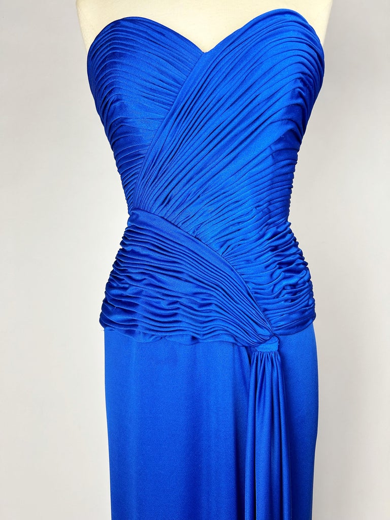 dusky blue satin dress Lifetime Navy Satin Cowl Neck Maxi Dress With Cross Back Detail  Club L  London