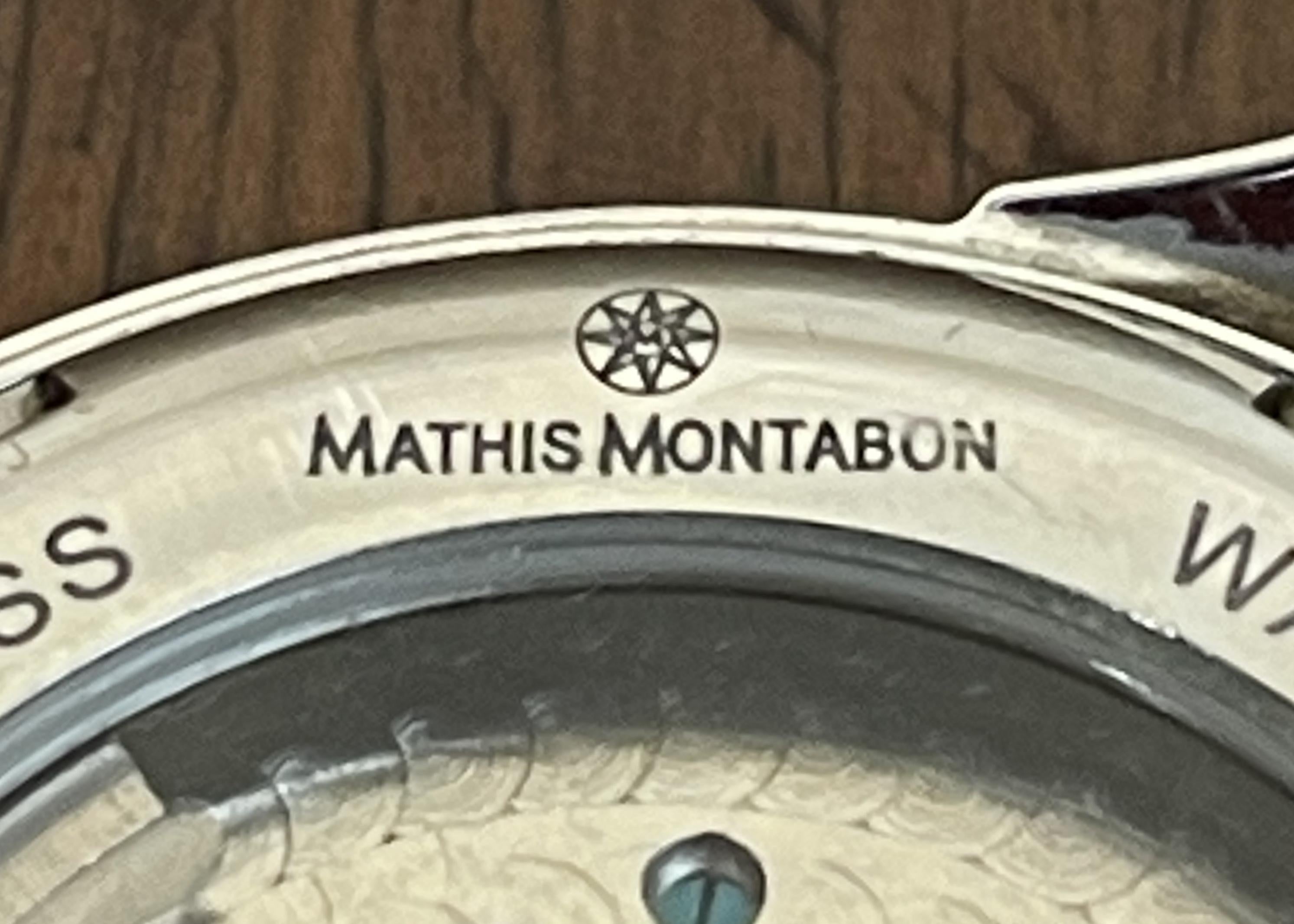 Electric Blue Mathis Montabon Chronograph Mens Wristwatch  For Sale 6