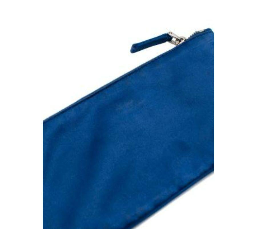 Electric Blue Satin Purse For Sale 2